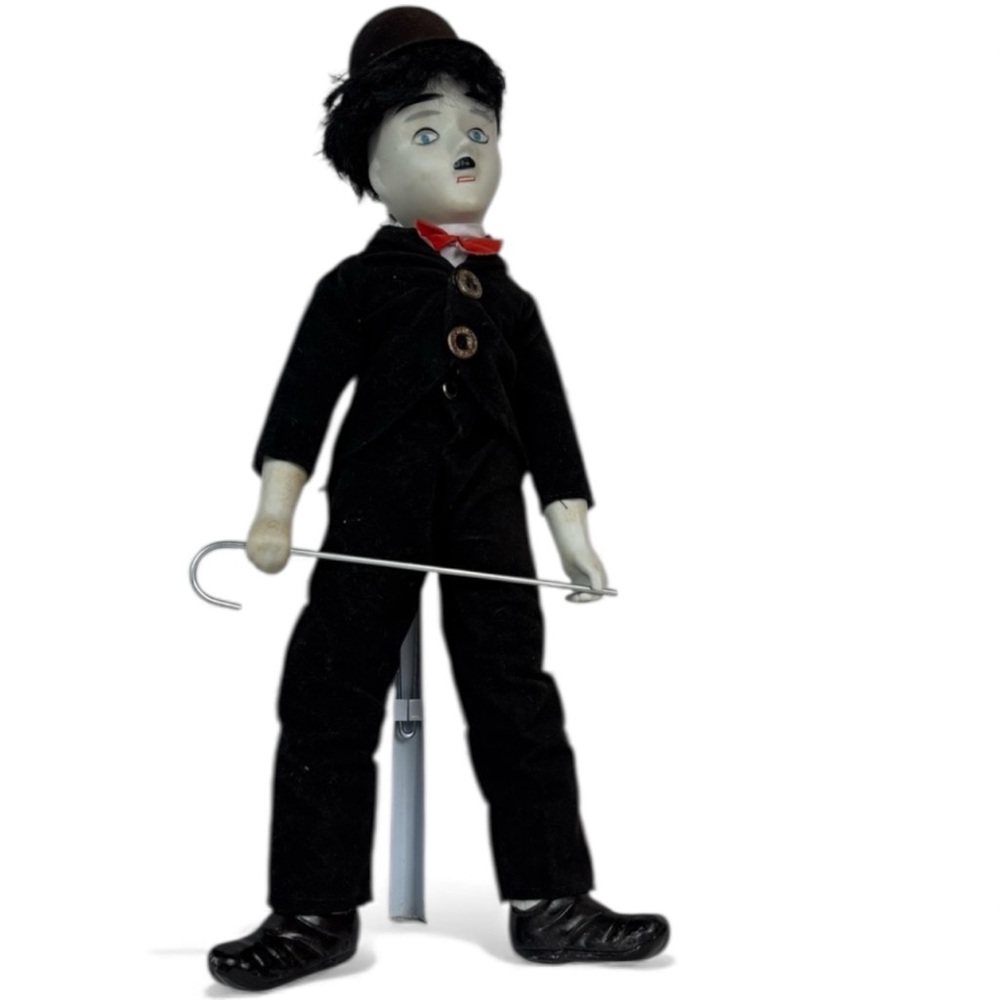 Vintage Price Products Charlie Chaplin 18" Porcelain Doll Taiwan